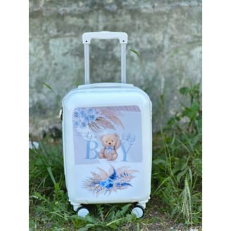 Βαλίτσα βάφτισης με θέμα αρκουδάκι στάχυα