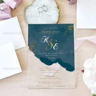 ΠΡΟΣΚΛΗΤΗΡΙΟ ΓΑΜΟΥ PLEXI GLASS - TS822