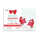 ΒΚ6088-prosklitiria-gamou-vaptisis-baby-girl-shoes-red-chevron.webp