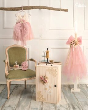 LP202.1701512 Πακέτο βάπτισης μπουκέτο λουλουδιών σάπιο μήλο