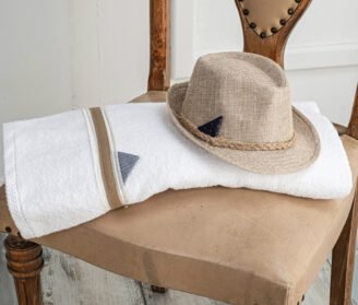 FK2004.24.5.2000 Σετ Λαδόπανα λευκά για αγόρι