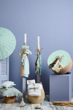 LP255.1428943 Πακέτο βάπτισης για αγόρι με μονόγραμμα