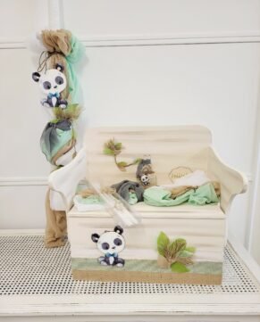 LPΠάντα.168.3456 Πακέτο βάπτισης για αγόρι Πάντα Ζωάκι