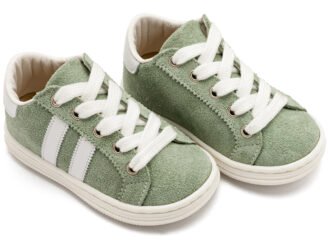 Δετά Δίχρωμα Σνίκερς  BS3086 Μέντα Λευκό