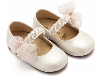 Γοβάκι Μονή Μπαρέτα Διακοσμημένη με Χειροποίητο Διακοσμητικό BS3596 Εκρού