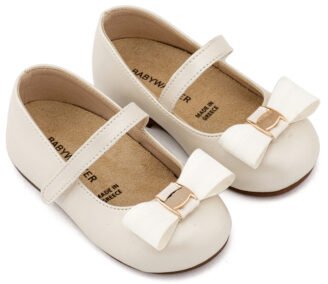 Γοβάκι Μονή Μπαρέτα με Φιόγκο και Αγκράφα BS3600 Εκρού