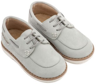 Δετό Δερμάτινο Μοκασίνι BW 4308 Λευκό