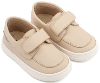 Δερμάτινο Μοκασίνι BW 4310 Μπεζ