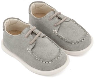 Καστόρινο Δετό Μοκασίνι BW4315 Γκρι