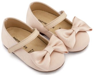 Γοβάκι Μονή Μπαρέτα με Σατέν Φιόγκο  BW4870 Μπεζ