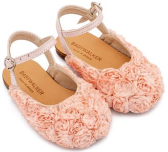 Γαλλικό Σαμπό με Chiffon Λουλούδια BW4884 Ροζ