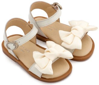 Πέδιλο με Διακοσμητικό Οργάντζας BW4892 Εκρού