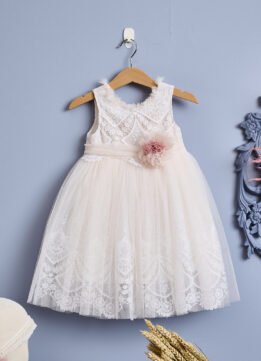 F2039.1102023 Φόρεμα δανδέλας με μπαντάνα