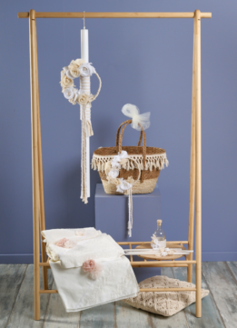 LP280.1268995 Πακέτο Στεφανάκι Boho με βαμβακερά κορδόνια