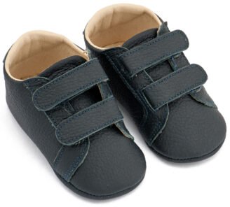 Δερμάτινο Σνικερ με Χρατς MI1136 Blue